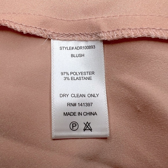 ASTR The‎ Label Blush Pink Satin Cowl Neck Slip Midi Dress Size Medium - Picture 8 of 8